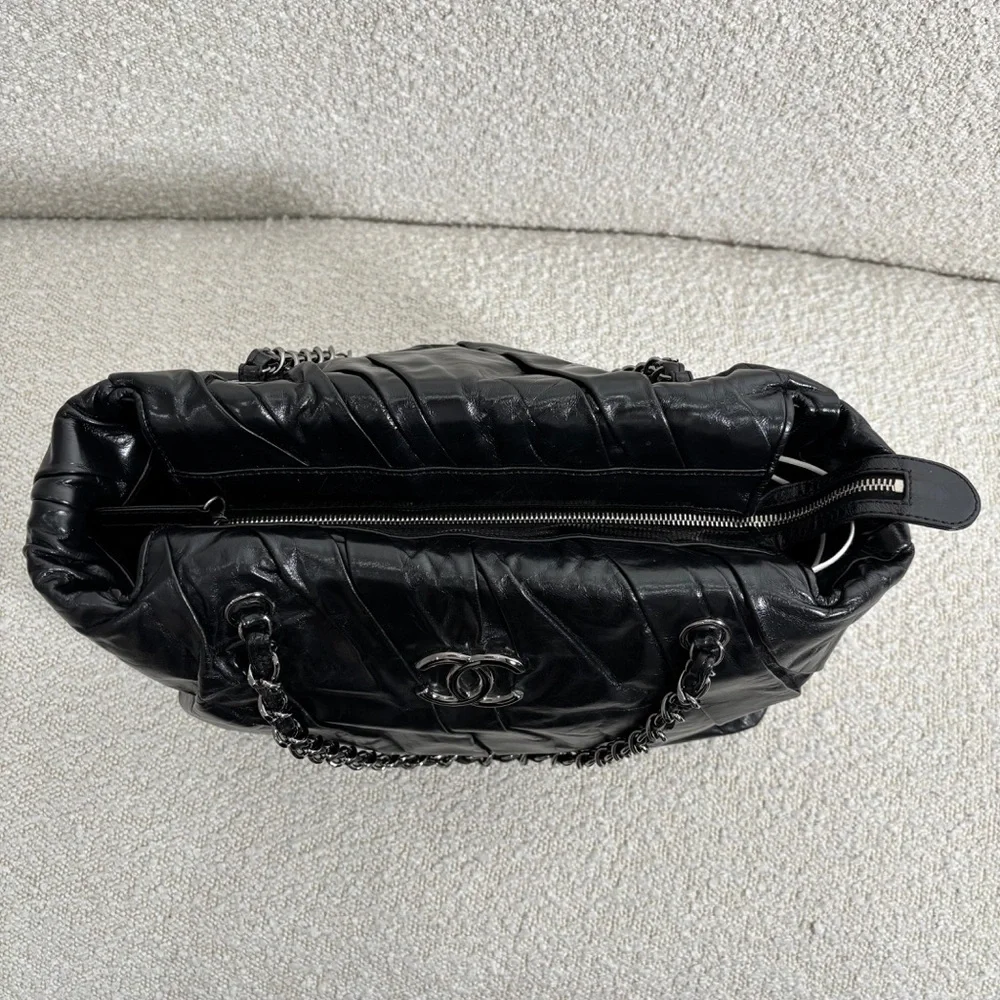 Chanel CC Glazed Twisted Tote/ Shoulder Bag